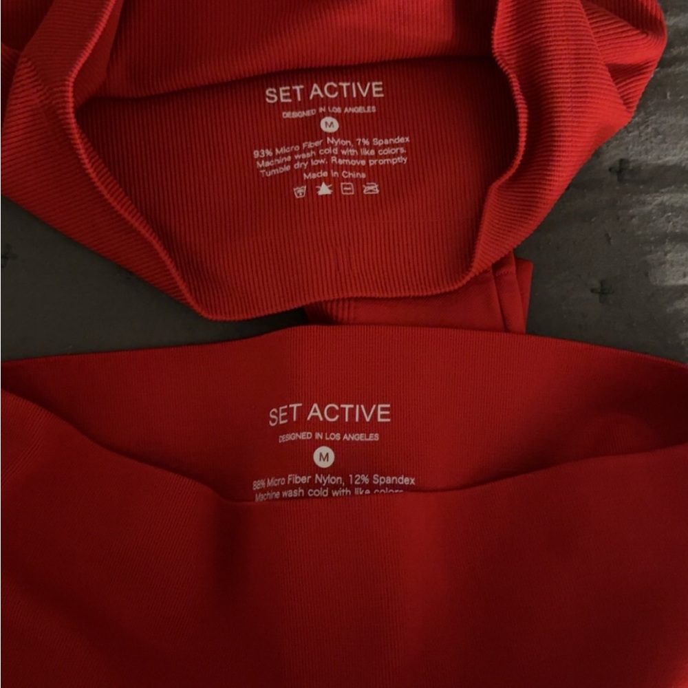 SET Active Red Set - Picture 2 of 3